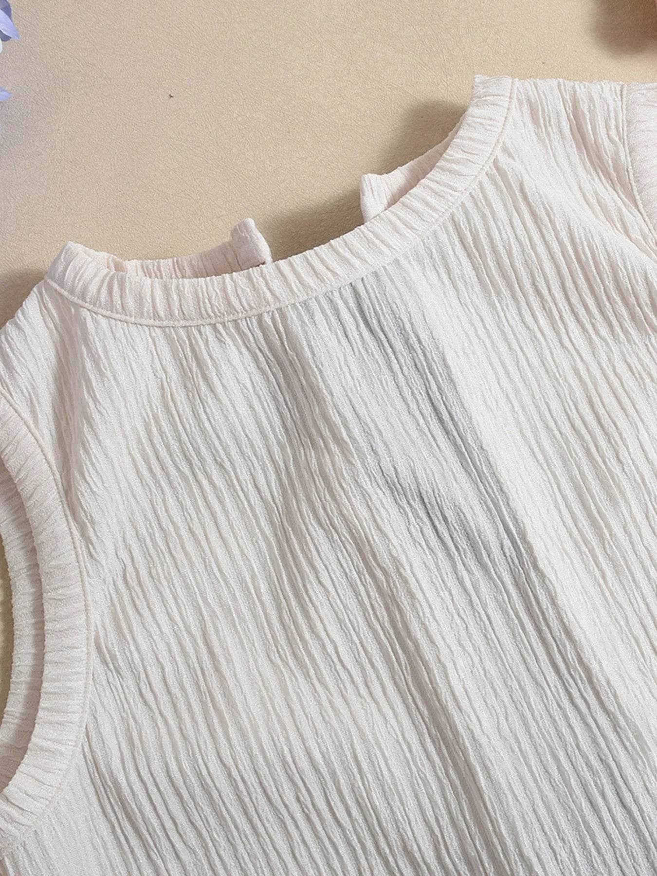 Bow Back Ribbed Tank Top Pretty Picks