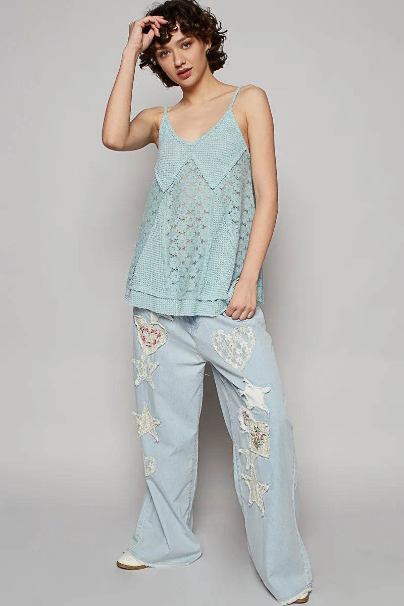 POL Lace V-Neck Cami Pretty Picks