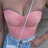 Sweetheart Neck Tube Top Pink Pretty Picks