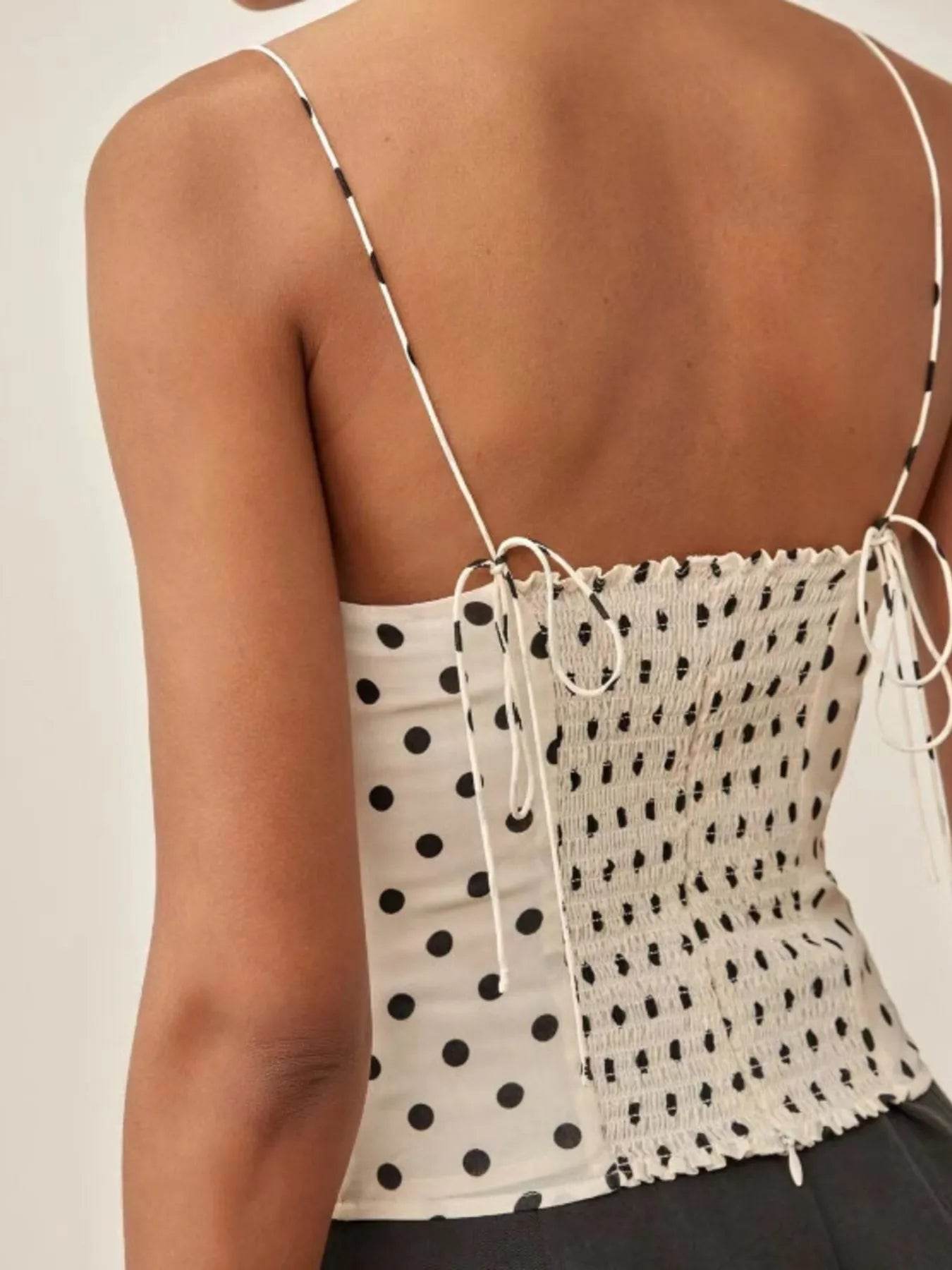 Printed Smocked Cami Top Pretty Picks