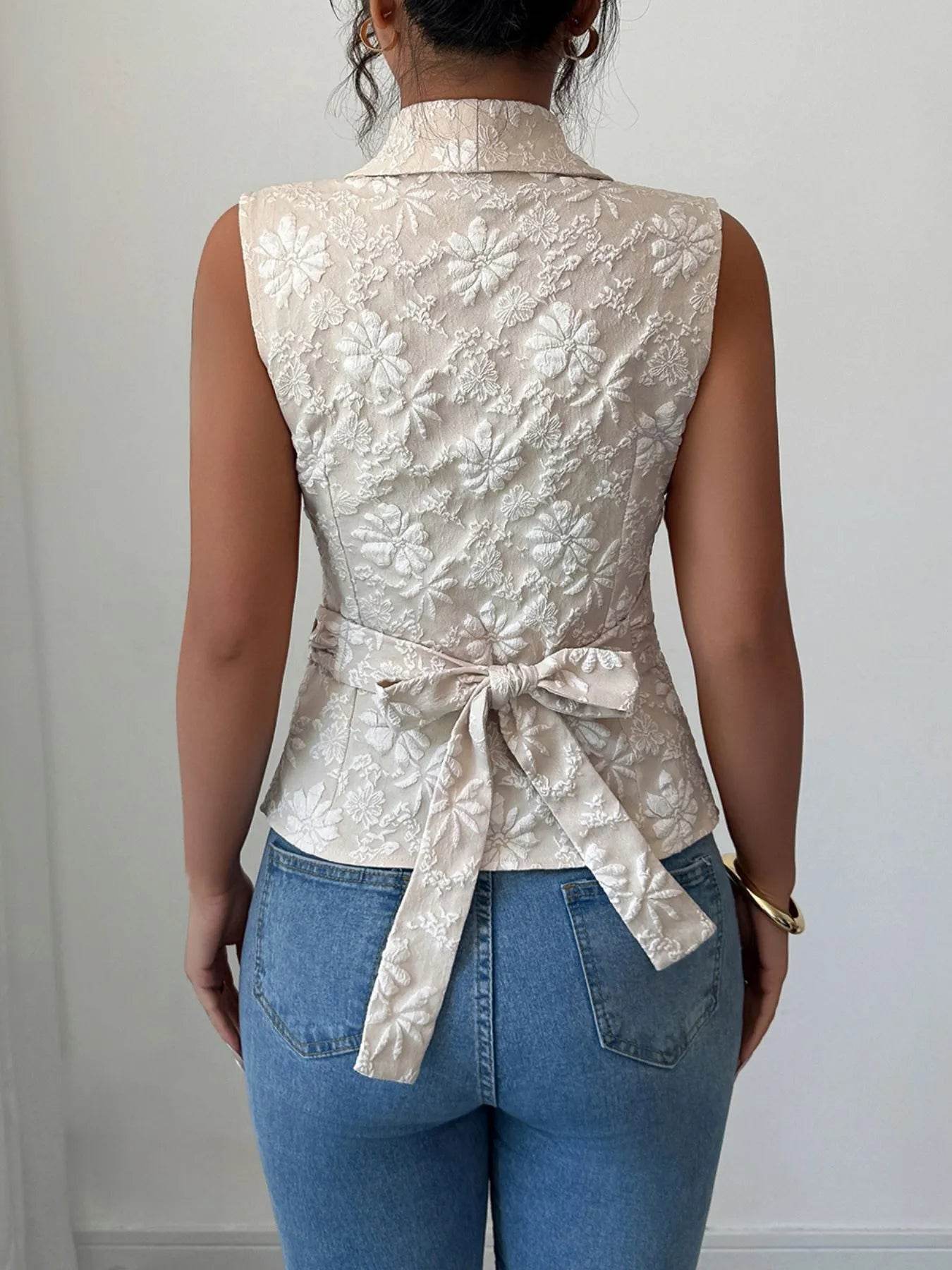 Tie Waist Wrap Tank Top Pretty Picks