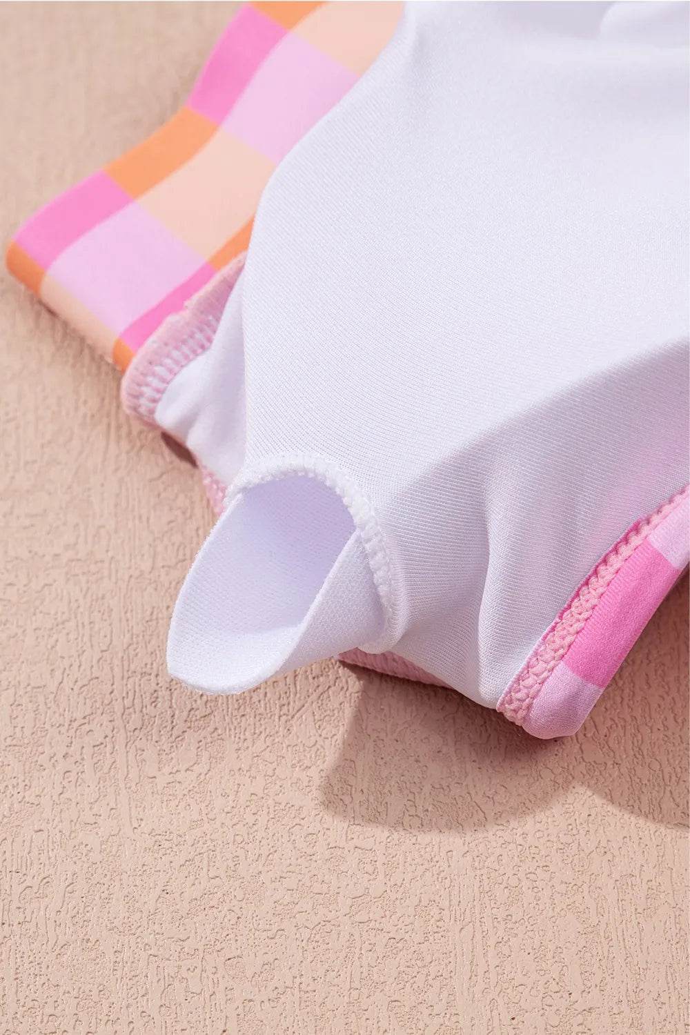 Plaid Print High Waist Bikini Set Pretty Picks