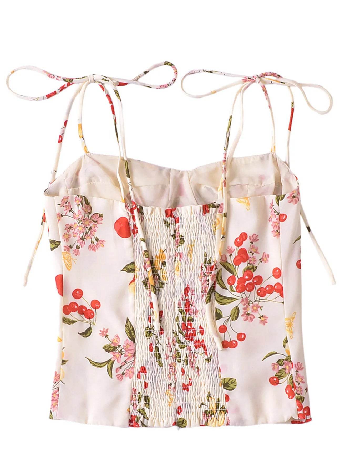 Printed Smocked Cami Top Pretty Picks