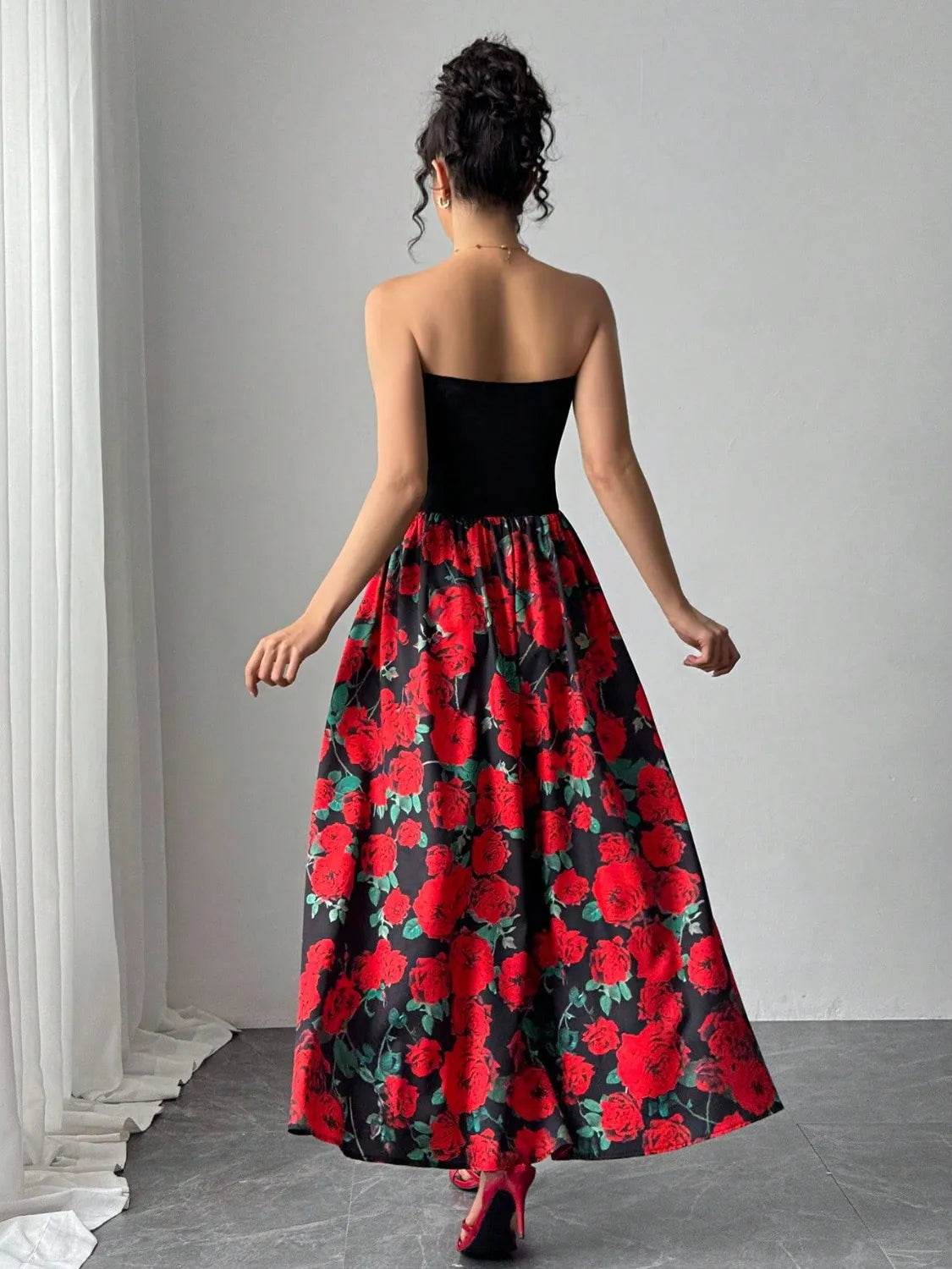 Floral Tube Maxi Dress Pretty Picks